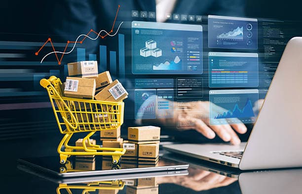 Packaged goods prepared for online fulfilment
